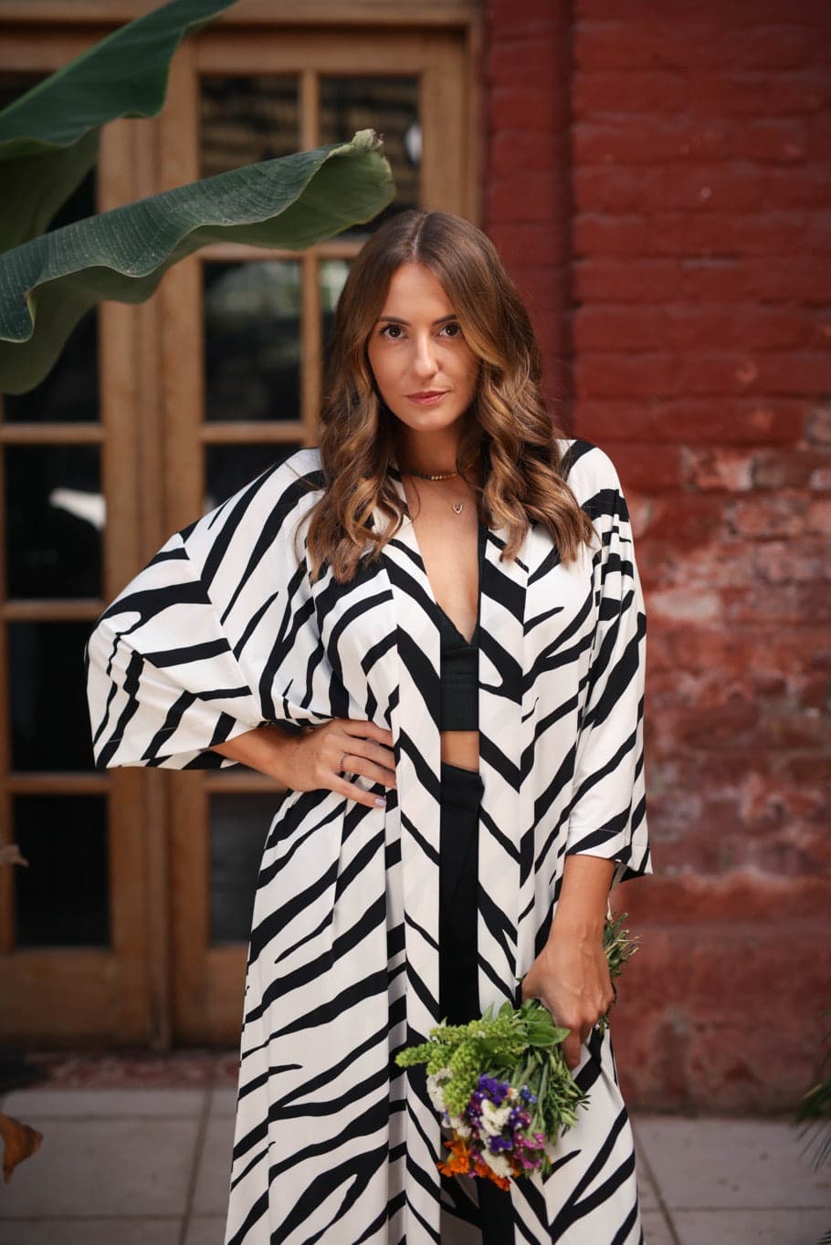 Zebrasti kimono